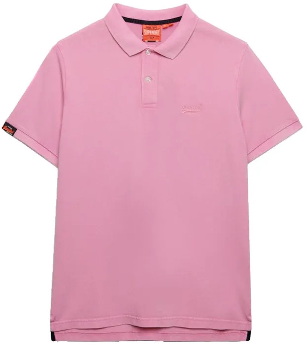 Superdry Vint Destroy Korte Mouw Poloshirt 2XL Man Roze