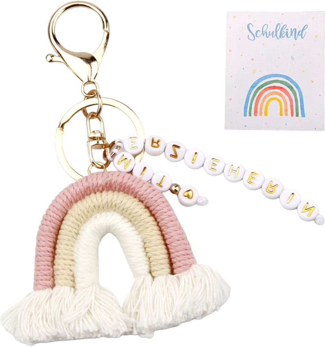 Sleutelhanger, Patentant-Vragen Creatieve Kaart, Cadeau Zwangerschap Verkondigen Baby Geboorte Babyshower Patentant-Cadeau, Doop Patentant-Vragen Cadeau-Patentante