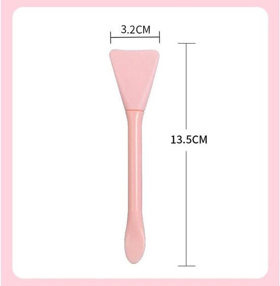 6 stuks cosmetische spatel, kleine siliconen applicator gezichtsborstel voor huidbehandeling, doe-het-zelf gezichtsmodder, gel, crème, lotion, poeder, klei, plastic schepper — afbeelding 2