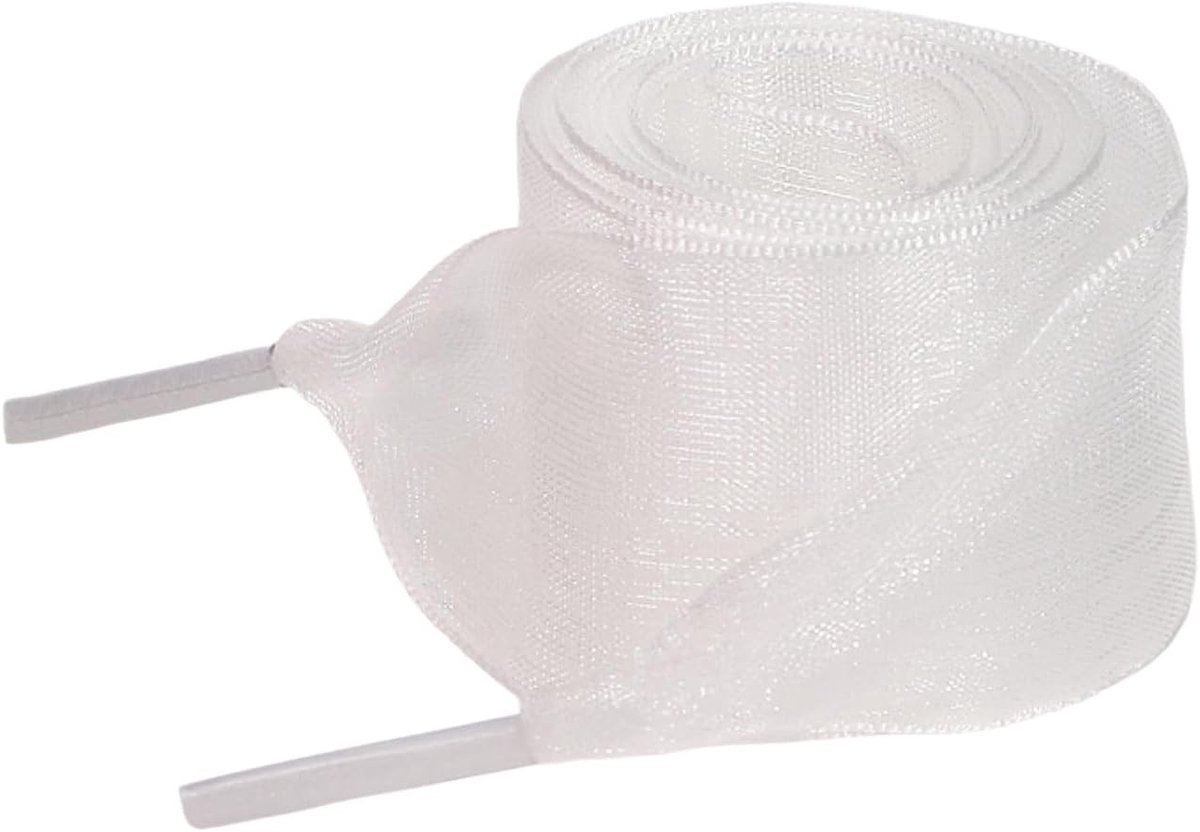 2 paar chiffon satijnen veters, 2,5 cm breed, organza platte veters, kleurrijk lint, schoenveters, satijnen platte schoenveters, vervangende schoenveters, sportschoenriemen, decoratief