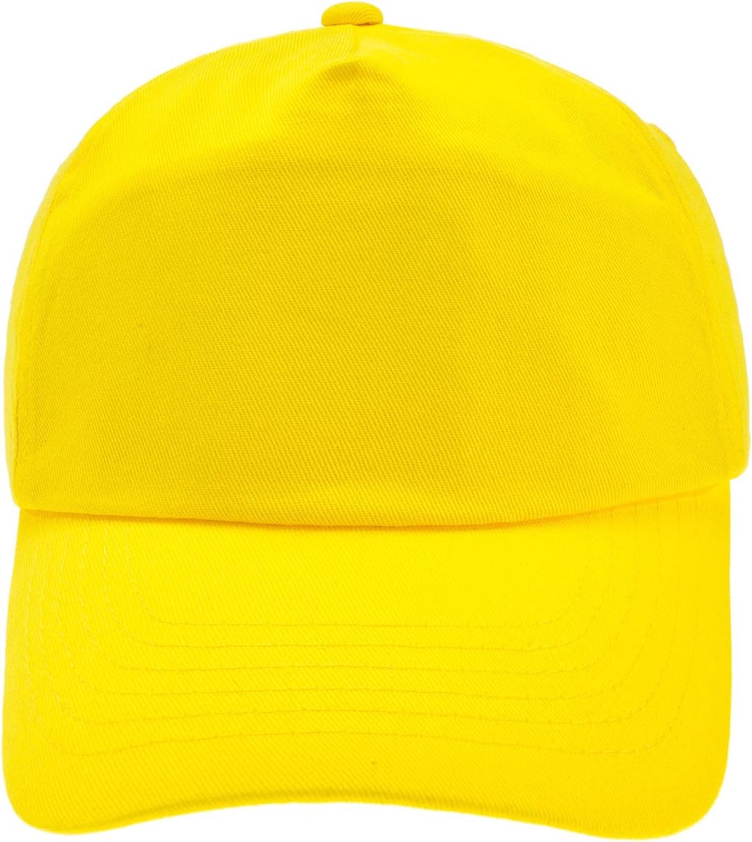 Honkbalpet kinderen pet baseballcap meisjes jongens, geel, One size