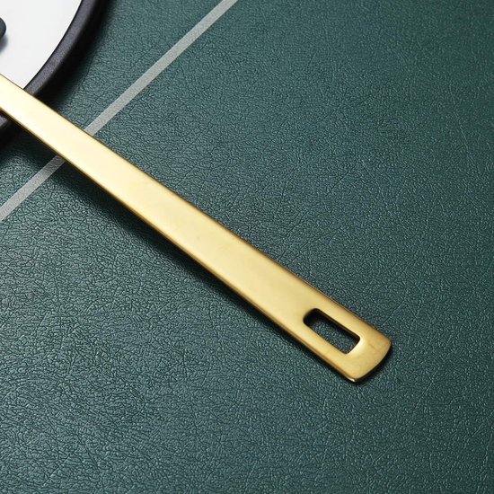 Spatels, Berglander flexibele schrapers, bak- en menggereedschap van verguld titanium, bakgereedschap, hittebestendig, vaatwasmachinebestendig, gemakkelijk schoon te maken — afbeelding 3