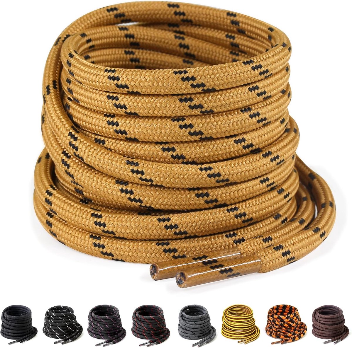 Schoenveters, Premium Zwaar Belastbaar 4,5 mm Dikke Veters voor Schoenen, Laarzen, Werk & Hiken