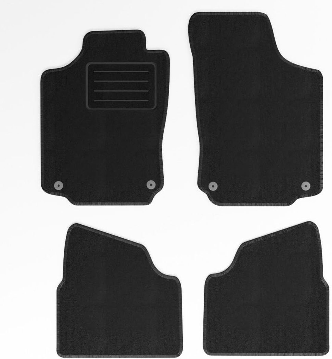 Naaldvilt automatten passend voor Opel Corsa C 2004-2006 | Antislip | Met versterking | 4-delig | Automatten | Mattenset