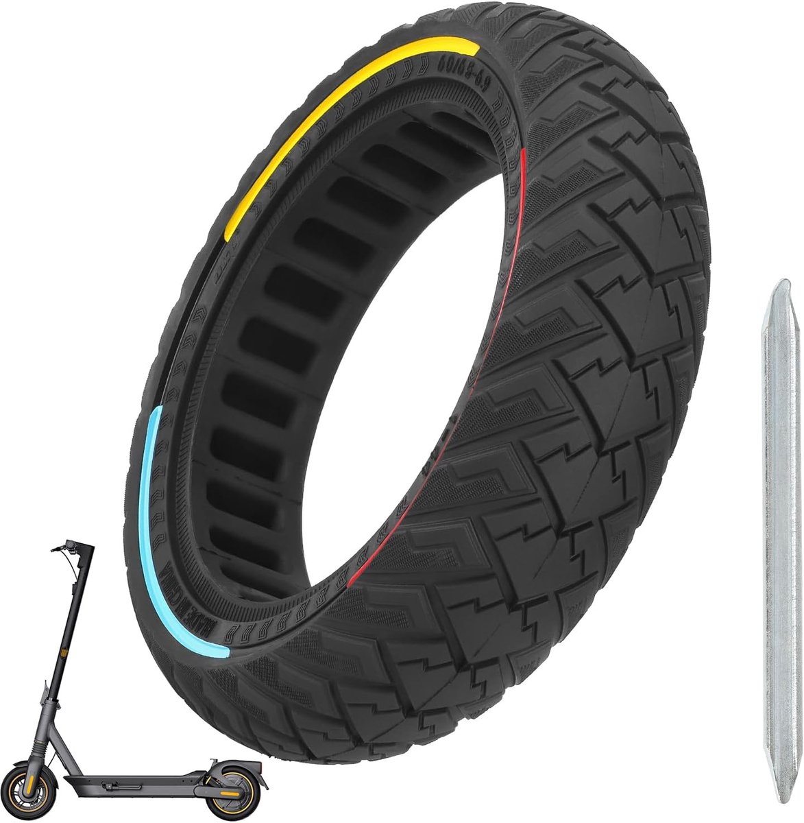 Scooter achterwielen voor Ninebot Max G2 G65 scooter offroad volledige banden 1 stuk