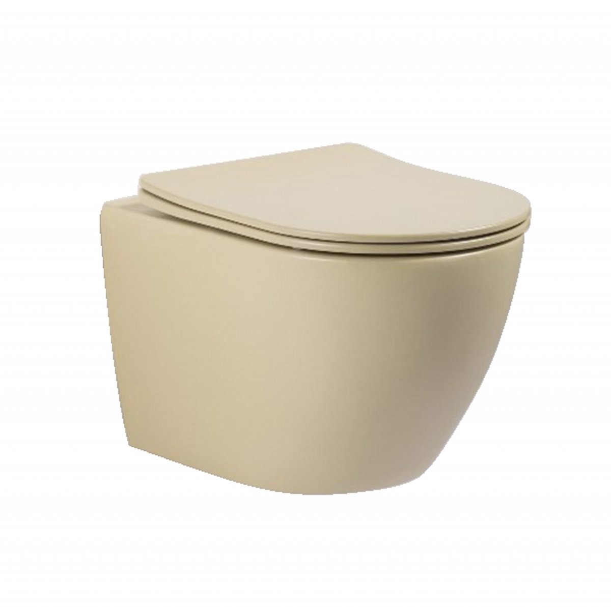 Brogali Jet Flush Rimfree Mat Wit verkort model 48,5 cm
