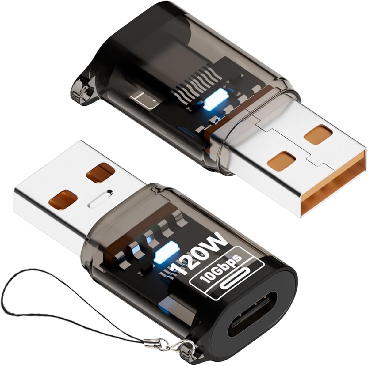 USB naar USB C Adapter, Type C naar USB-A Adapter, USB 3.2 Gen2 10Gbps