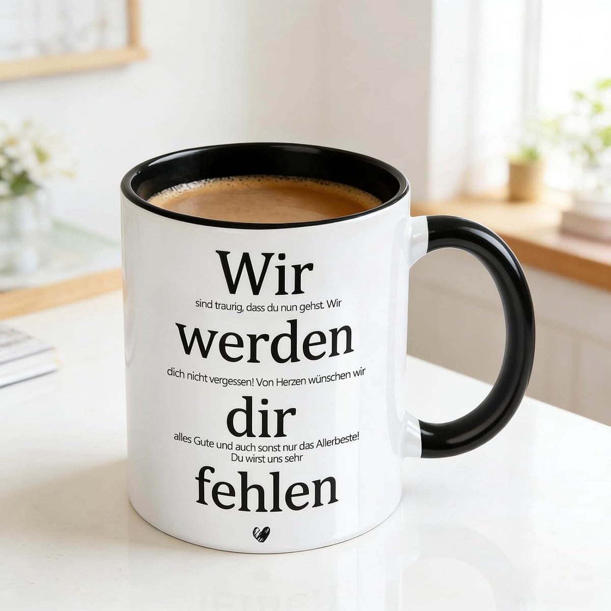 Collega's 350 ml collega mok afscheid collega aan beide zijden bedrukte mok collega afscheid vaatwasmachinebestendig keramische mokken grappig zwart voor baanwisseling pensioen