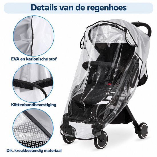 YQLAFT regenhoes - regenhoes buggy - universele regenhoes buggy - Wandelwagen Buggy Hoes - Kinderwagen Accessoires - buggy regenhoes — afbeelding 4