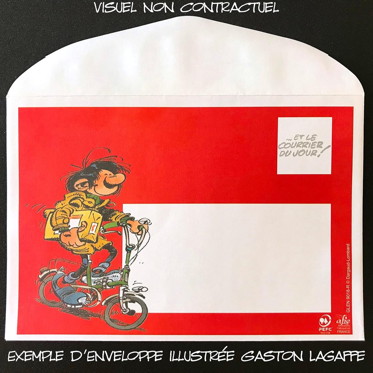 Lagaffe GLCT-0129 wenskaart met bos bloemen/ideeën/kommen