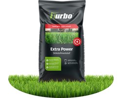 turbogrün Extra Power Gazonmest - 5 kg voor 250 m² - Dicht & sterk gazon - Gazonmeststof