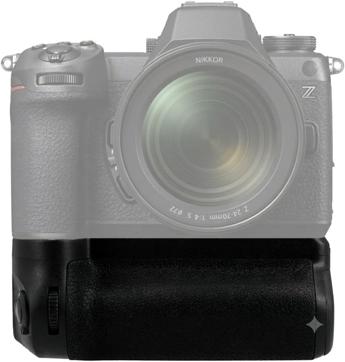 Ayex Batterijgreep, compatibel met Nikon Z6 III Z5 II, vervangt MB-N14 camera, staand formaat, multifunctionele handgreep