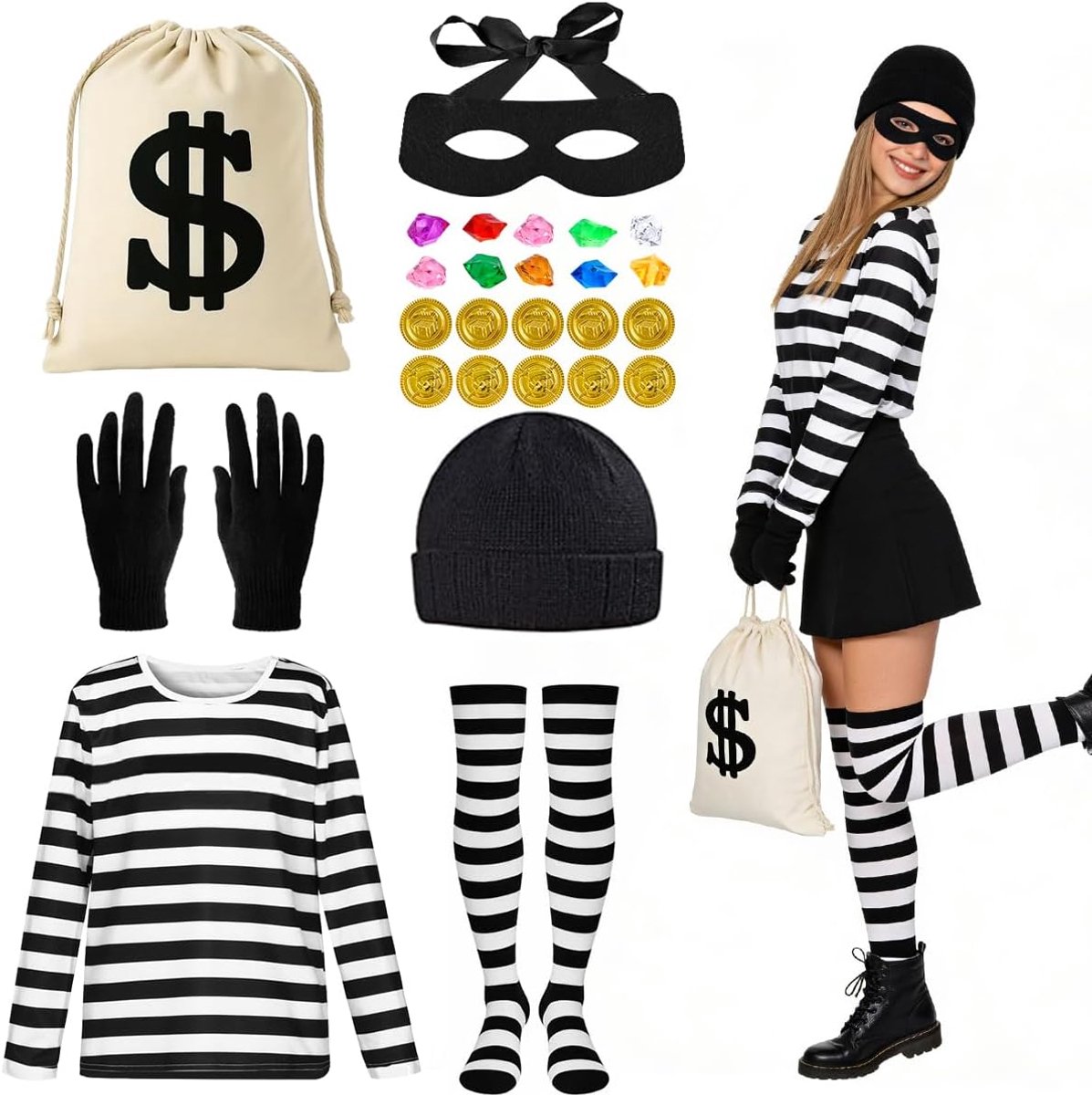 Bankrover kostuum dames