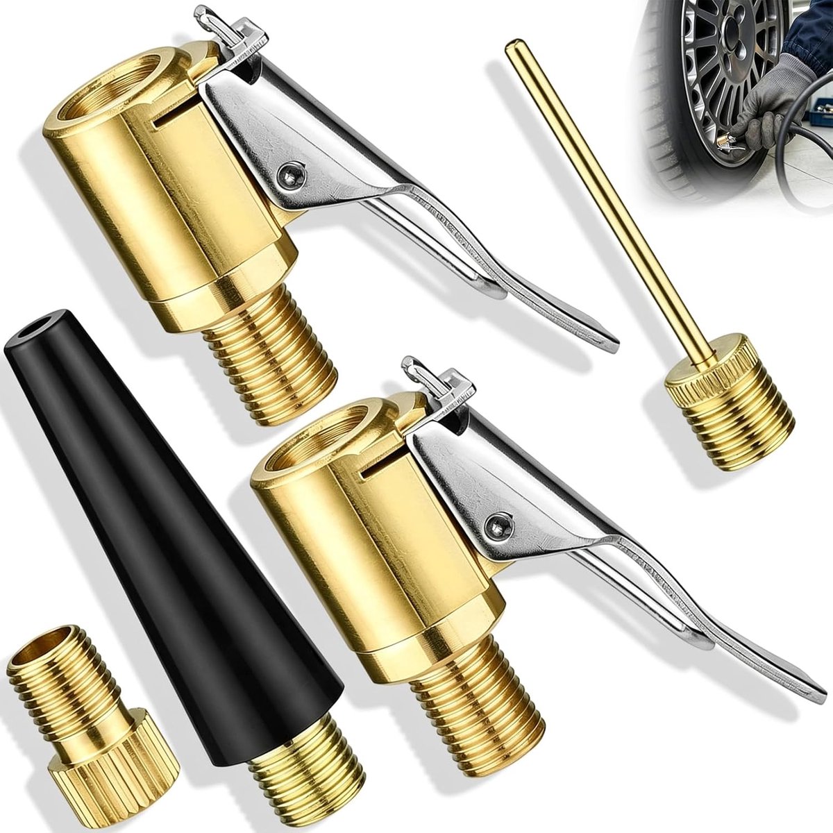 5-delige ventieladapter, multifunctionele ventieladapterset