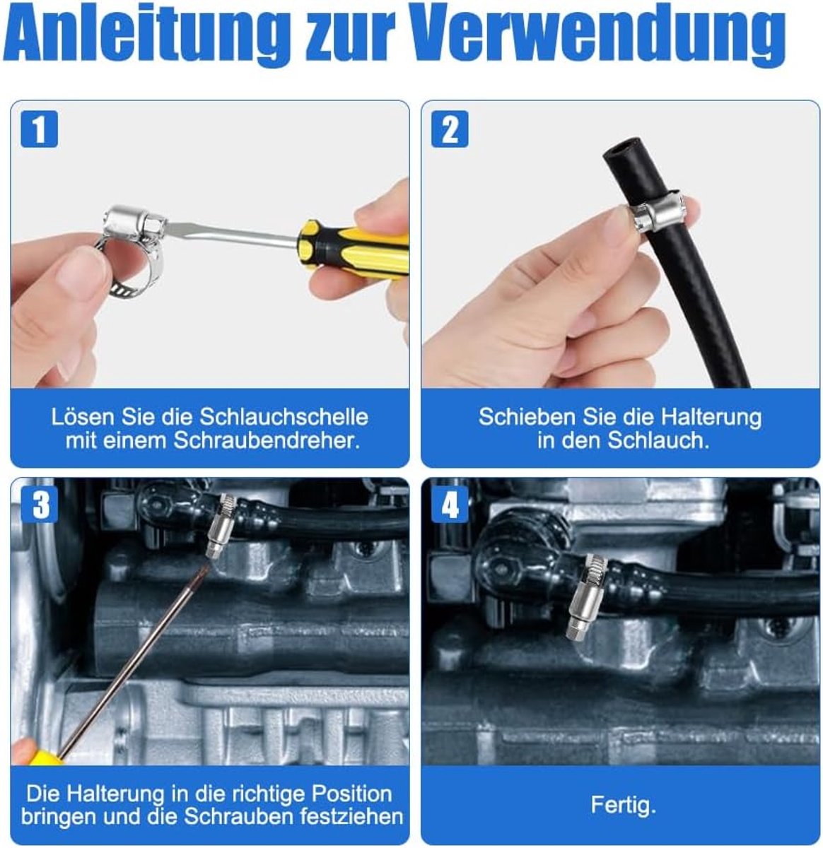 Koelslang, diameter 8 mm x 14 mm, 1 meter EPDM koelwaterslang