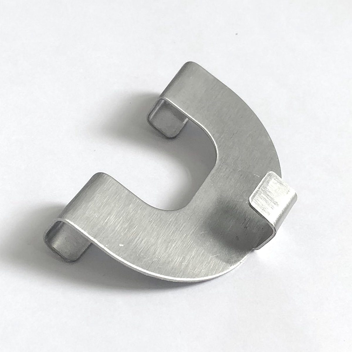 Raamhaken | U-vorm | Kleur: zilver | Inhoud: 2 stuks | Diepte: 12mm | IDEAAL VOOR ALUMINIUM RAAMKOSTEN, aluminium