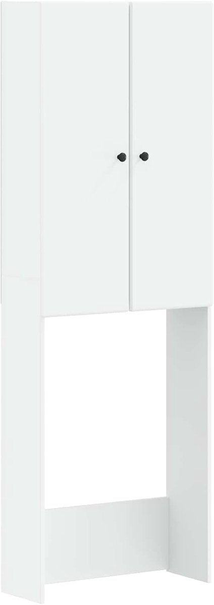 Breda wit 66 x 25,5 x 190 cm houtmateriaal
