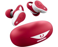 Fresh 'n Rebel Twins Move 2 - Sport Oordopjes Draadloos - 30 uur Speeltijd - Bluetooth 6.0 Sport Oordopjes met Microfoon - Waterdicht (IPX4) en Knopbediening (Berry Red)