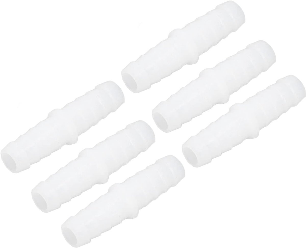 10 Stuks Duurzame Plastic Slangverbinder - Rechte Gelijke Barbed Splicer voor Pomp en Silicoen Slang