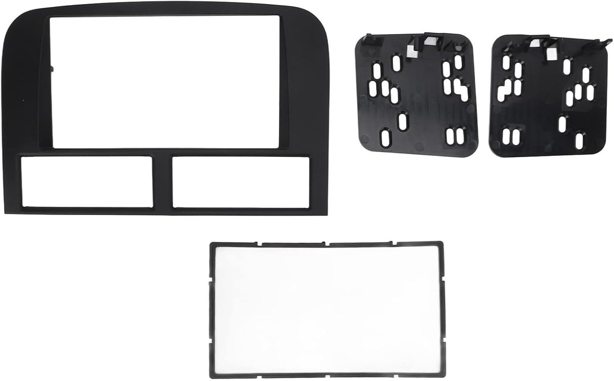 Afwerkingsset voor autoradio, paneelinstallatie en 2 Din stereo radio inbouw voor GRAND CHEROKEE 1999-2004