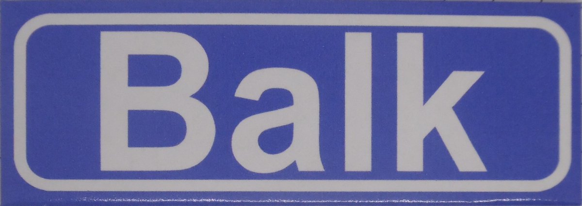 Souv© - koelkast magneet - plaatsnaam bord - kombord - souvenir - koelkastmagneetje - relatiegeschenk Balk