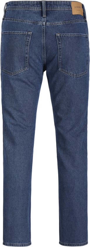 Blauwe JJ REBEL spijkerbroek, detail van de achterkant.