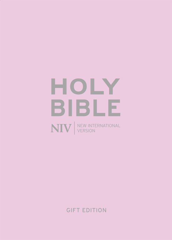 NIV Heilige Bijbel, Nieuwe Internationale Versie, Cadeau Editie, pastel roze.