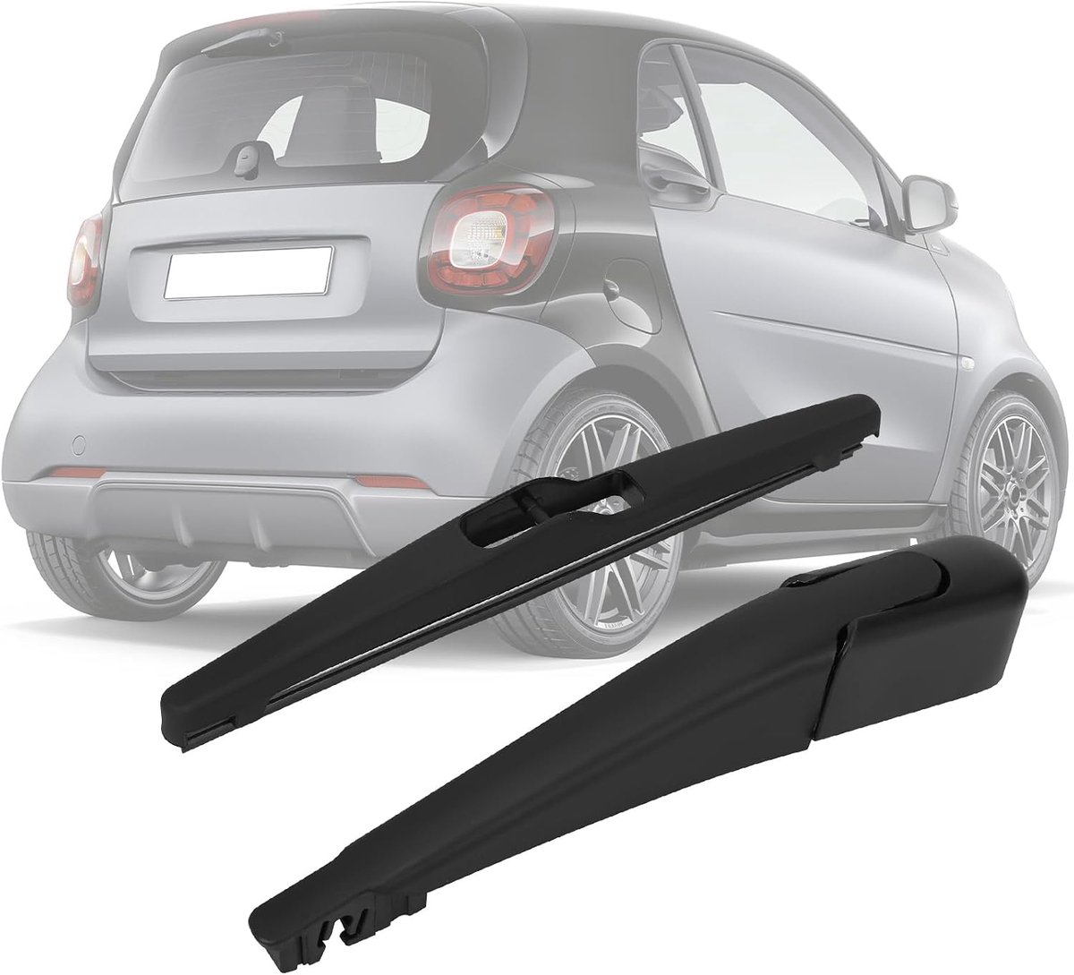Compatibel met Smart Fortwo 453 2014-2025, Ruitenwisser Rear Achterruitenwisserarm met Blad