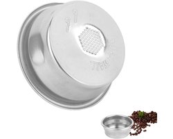 54mm Koffiefiltermandje, Dubbelwandig Drukkoffiefiltermandje voor twee kopjes Compatibel met Breville 8 Series Modellen/Barista Touch/Pro/Infuser/Duo Temp Pro