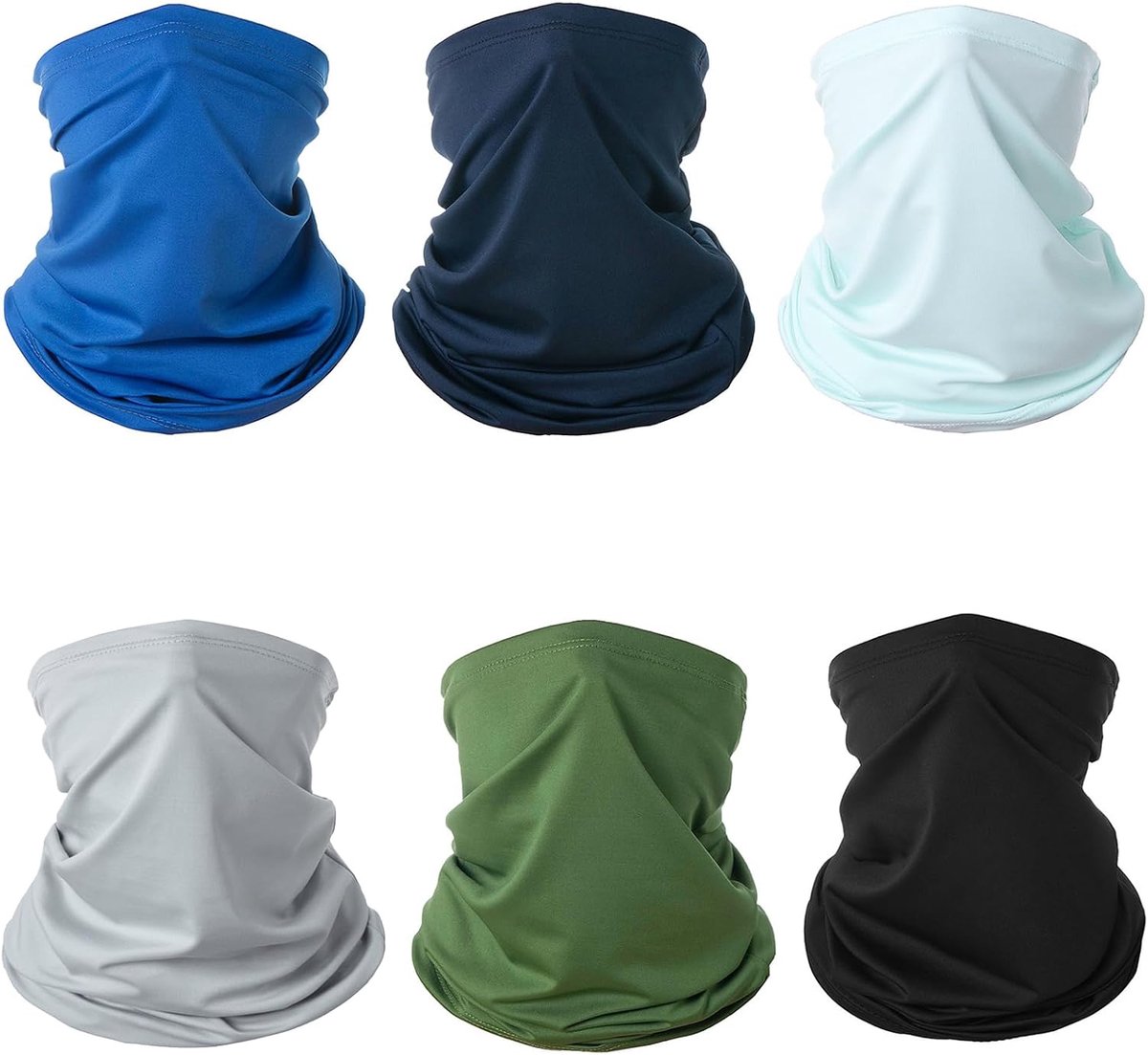 Gezichtsdoek Voor Heren en dames, Elastische Halsschalen, Ademhalende Slangschal, wind- en Stofdicht, Voor Suitenactiviteiten Zoals Fietsen, Skiën en meer