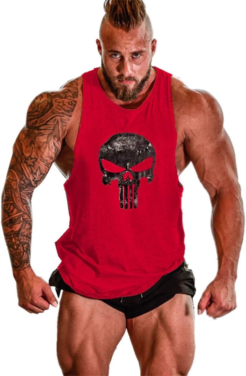 Gym Tanktop Mouwloos Bodybuilding Tanktop Gym Katoen Sport Tank Top