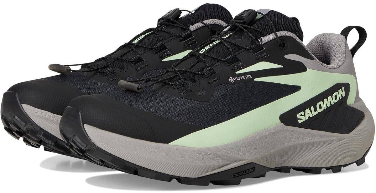 Salomon Genesis GTX WS Schoenen /Gull/Patina 38 2/3 Zwart