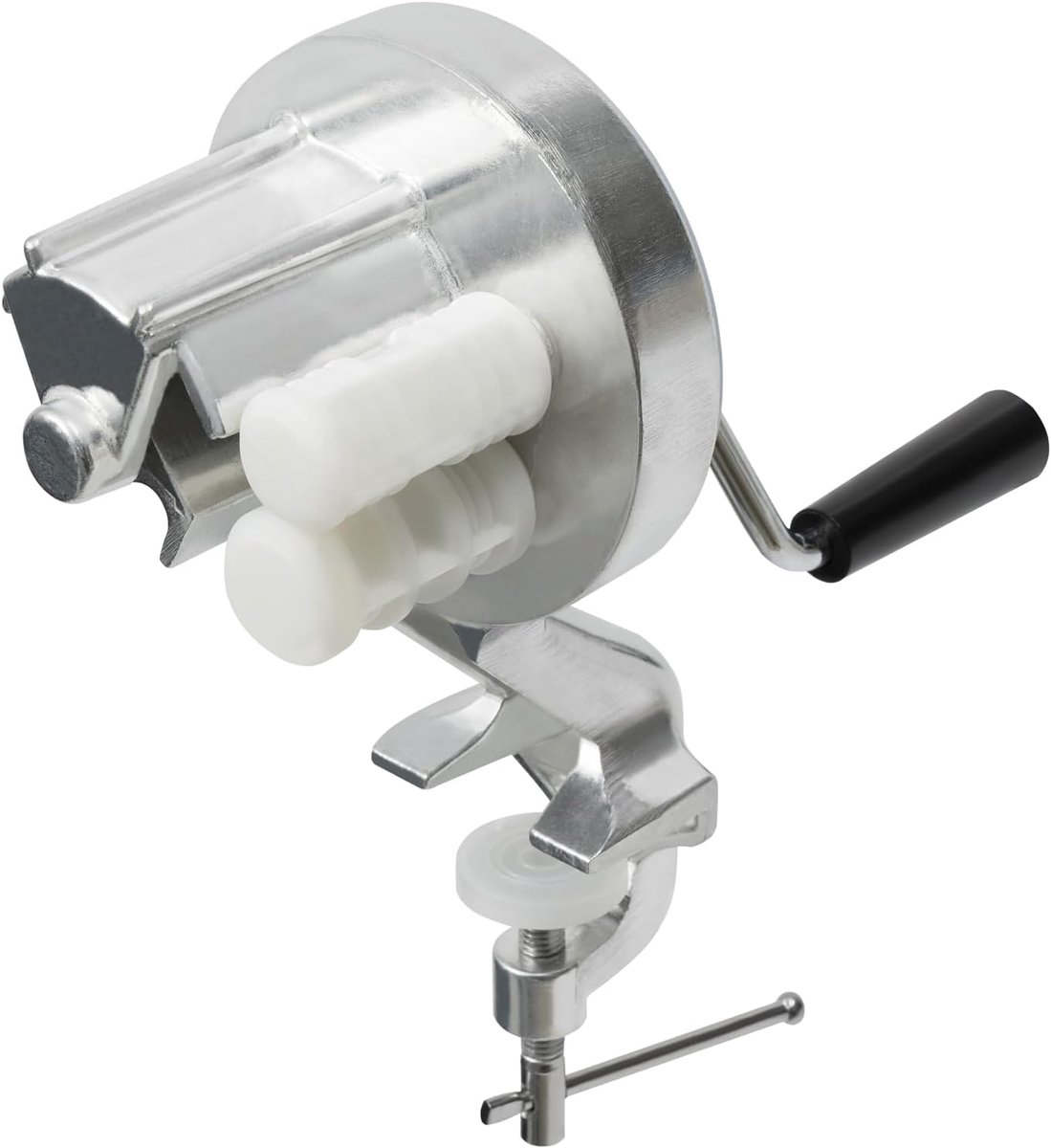 Handmatige macaroni-machine, aluminiumlegering, draagbare pastamachine, handslinger voor verse vettuccine, spaghetti en lasagne