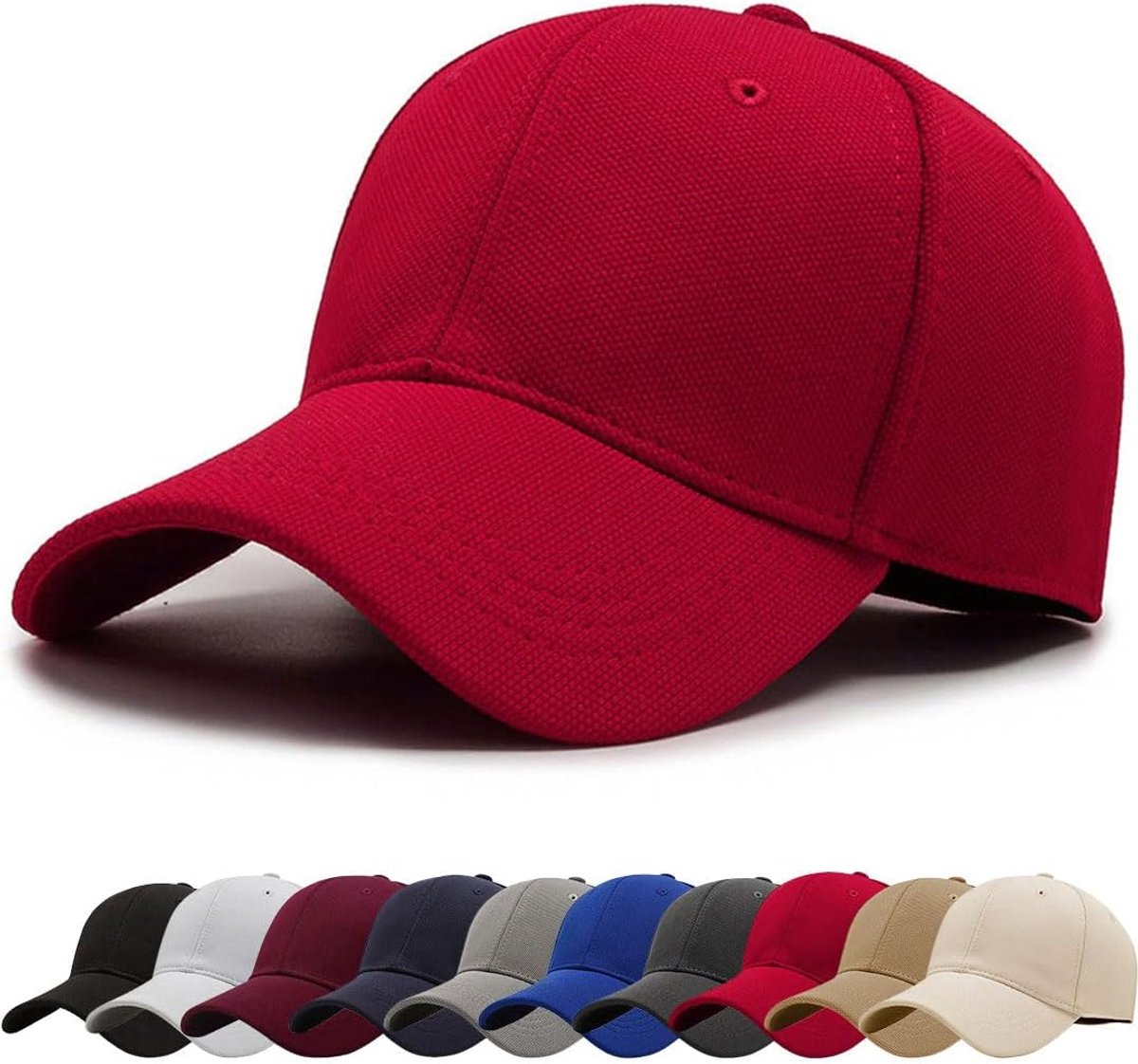 Honkbalpet voor heren en dames, zonnepet, baseballpet, uniseks, baseballpet voor heren en dames, voor sport, reizen, buiten