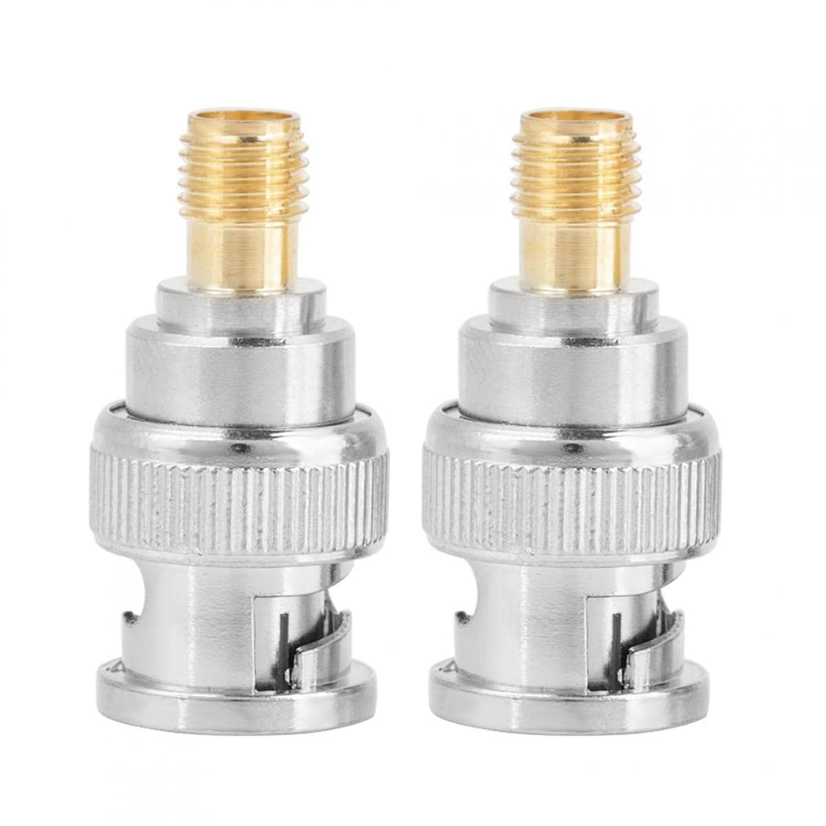 BNC plug naar SMA bus type RF plug - 2 stuks - coaxiale adapter - test converter
