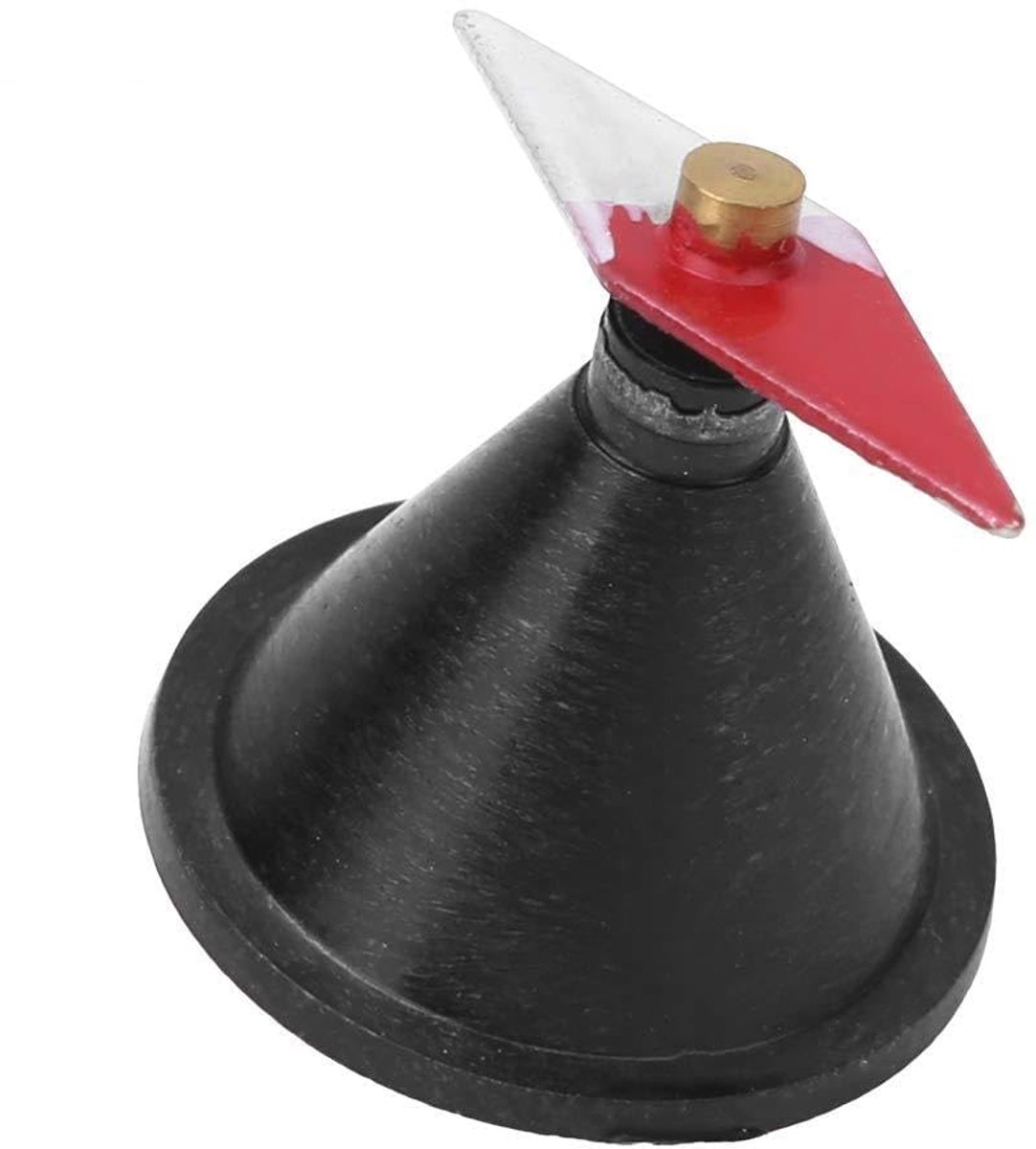 16 kleine magnetische naalden in ruitvorm met houder voor demonstratie van het spectrum van magnetische lijnen, geschikt voor studentenexperimenten in groepen