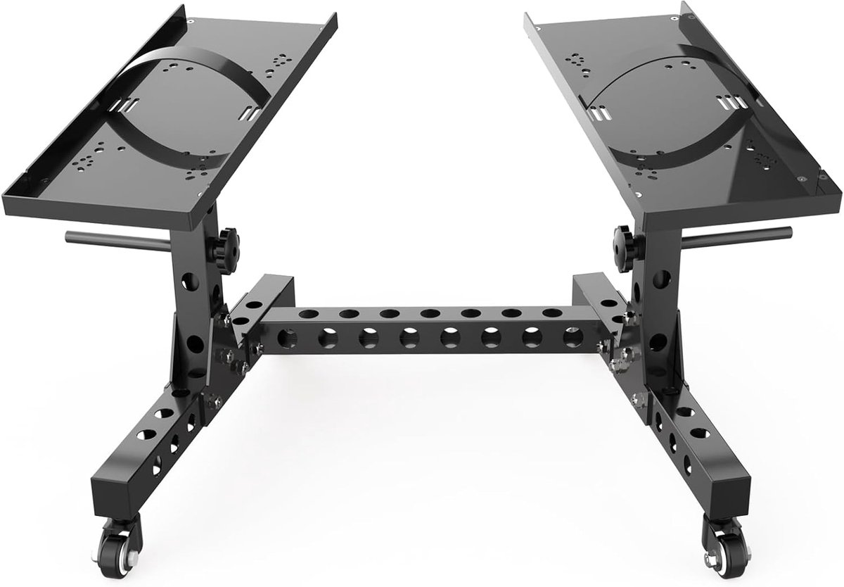 Halter- en gewichtsstandaard, draagt tot 200 kg, ruimtebesparend ontwerp voor de organisatie van je fitnessstudio thuis