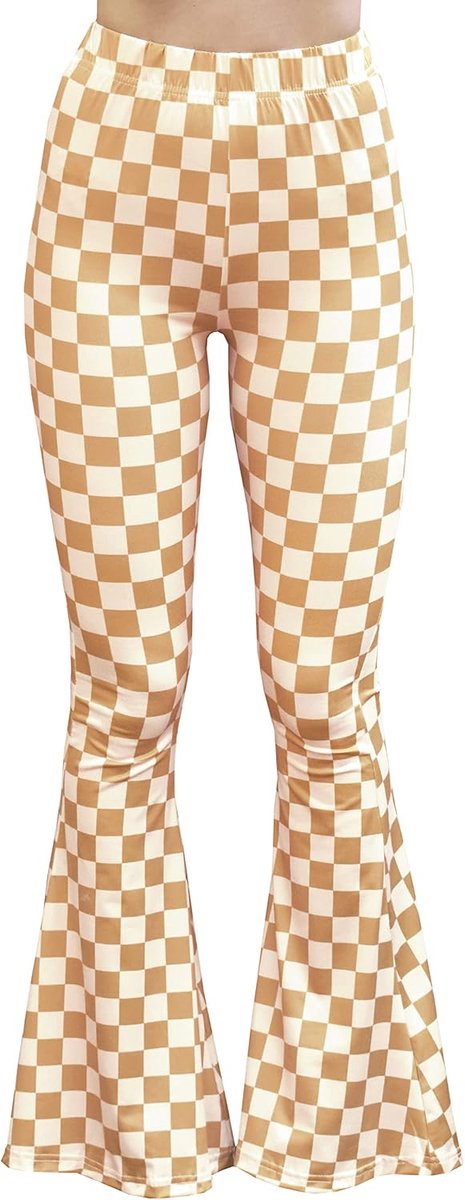 Del Sol Hoge Taille Comfortabele Stretch Boho 70s Bell Bottom Fit to Flare Lounge Yoga Broek