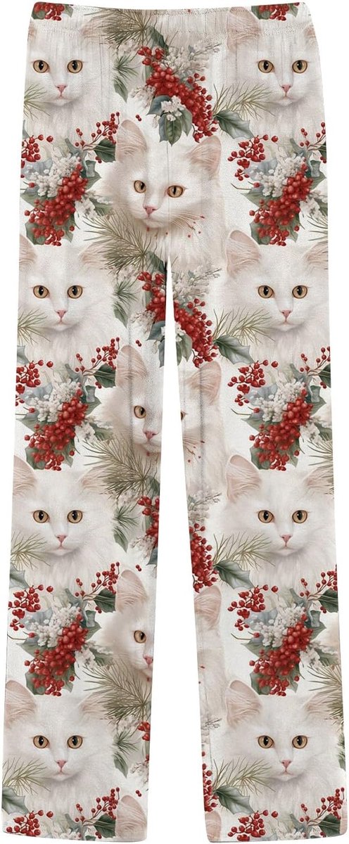 Casual pyjamabroek voor heren, Kerstmis, met trekkoord en zakken