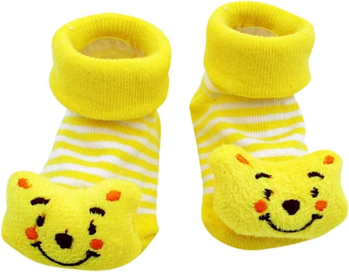 Sokken voor baby's – 0-12 maanden – fantasie – beer – jongens – meisjes – uniseks – cadeau-idee voor kleine baby's
