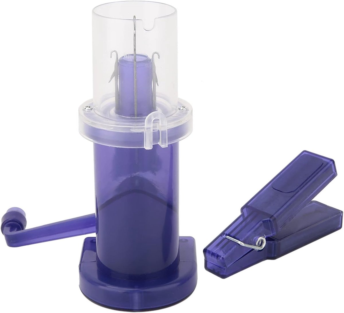 Breimachine met clips, handbediende kleine breimachine ambachtelijke armband weefgereedschap, huishoudelijke geweven draadmachine voor doe-het-zelf en handgemaakte trui en sjaal