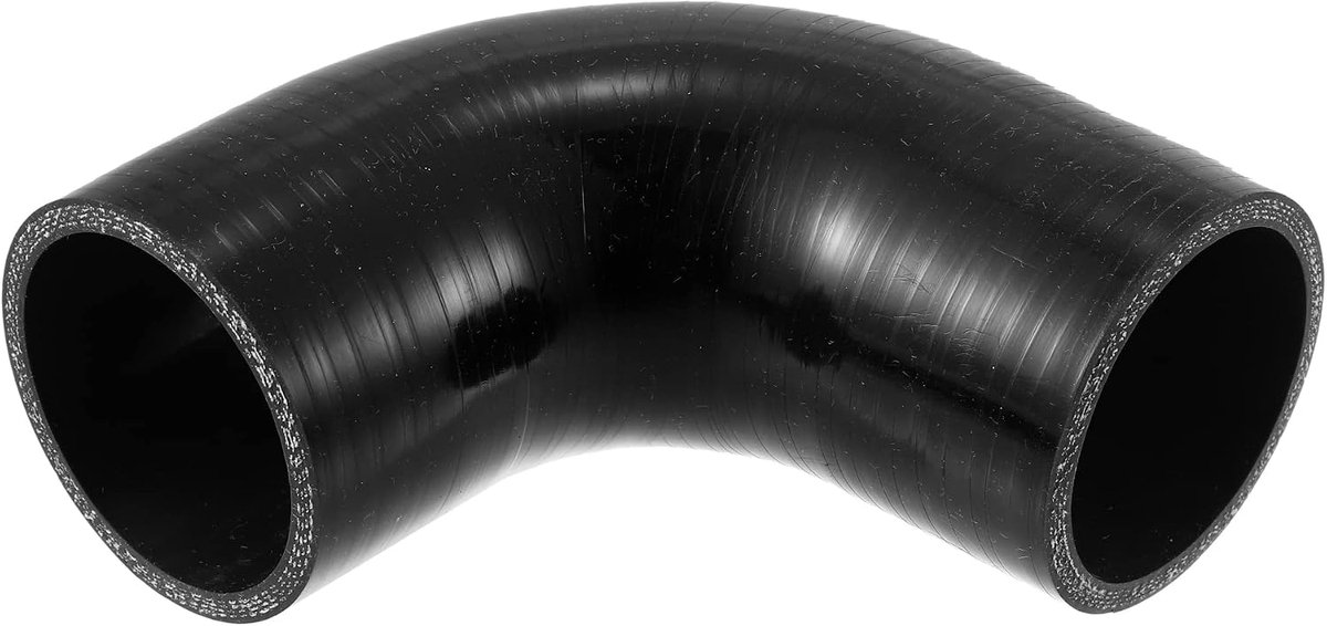 57mm 2.25" ID 90 Graden Silicone Reducer Slangkoppeling Set Zwart