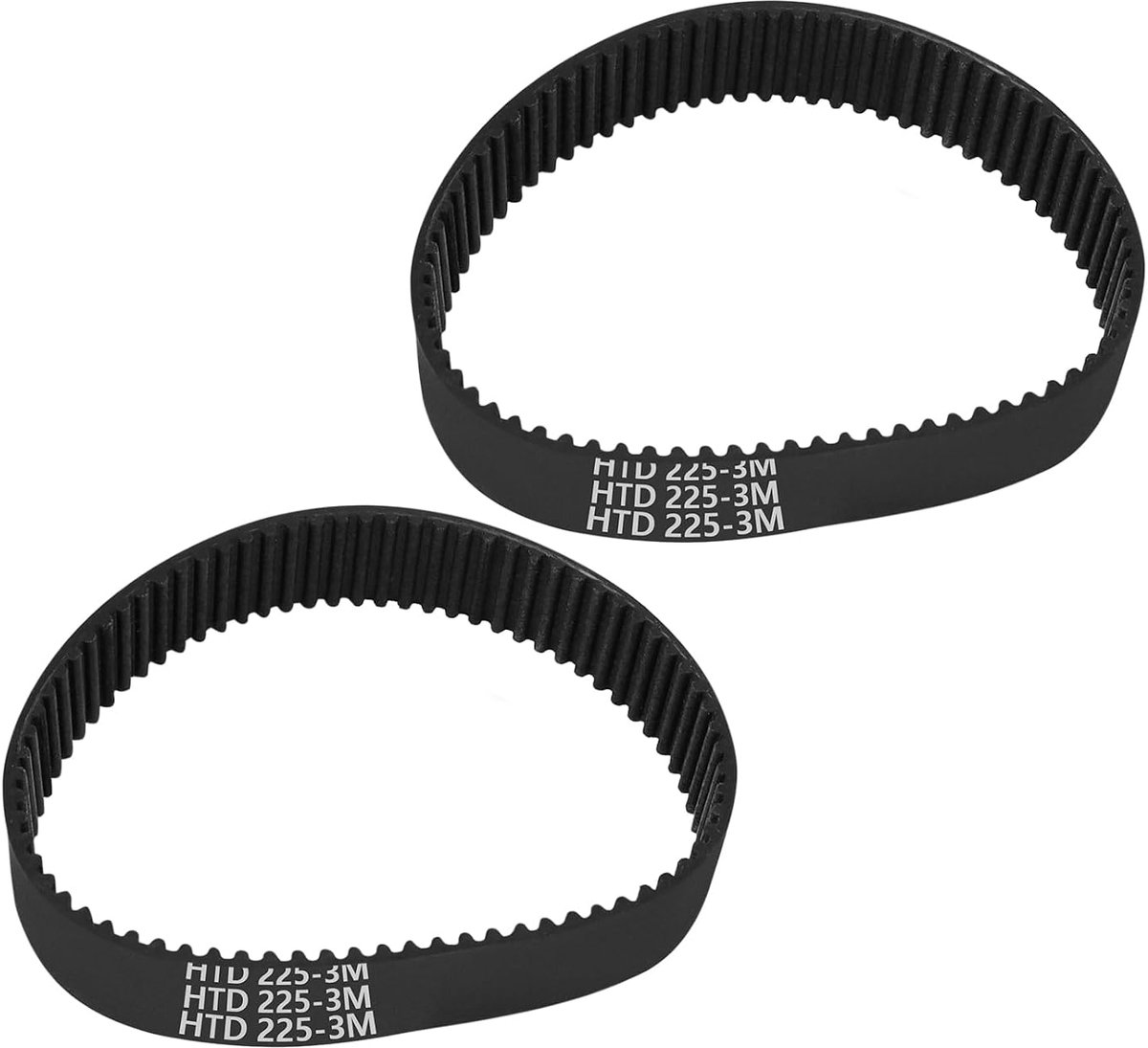 Tandriem, aandrijfriem, compatibel met Parkside PEBS 900 / BOSCH PBS75A-GBS75A-GBS75AE / SILVERCREST slijpmolens, 2 stuks