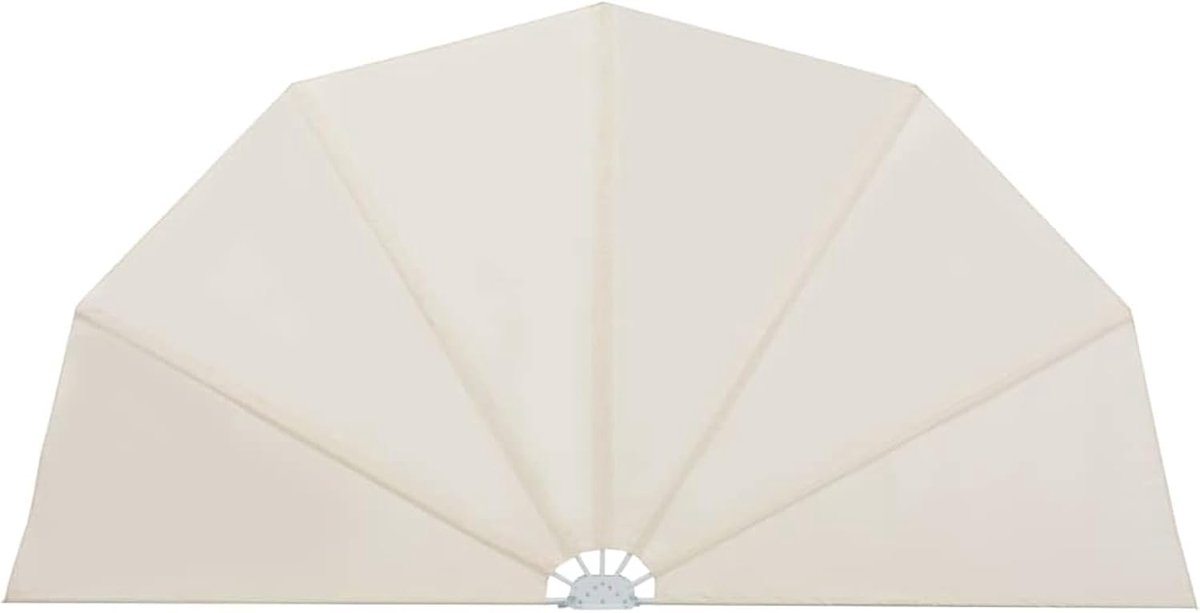 Zijvakken voor het terras, grijs, 160 cm, weerbestendig, uv-bestendig, wind- en zichtbestendig, van polyester en staal, voor balkon, tuin, terras