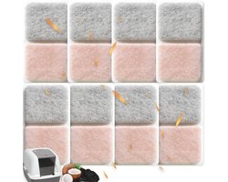 8 reservefilters voor kattenbakken voor Catit Airsift voor Jumbo en Smartsift (standaard- en standaardmodellen) Double Action filters voor kattenbak