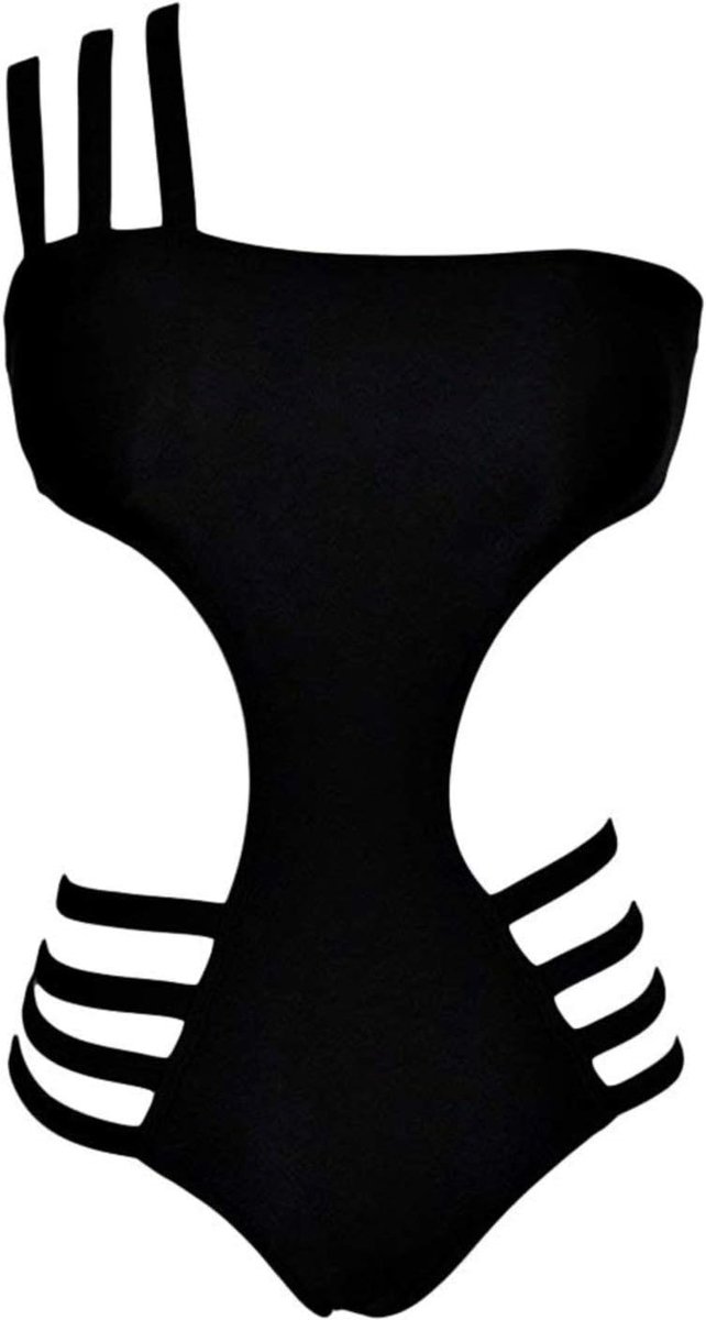 Eendelig badpak voor vrouwen - volwassenen - meisjes - zwarte kleur - sexy - badkleding - strand - zwembad