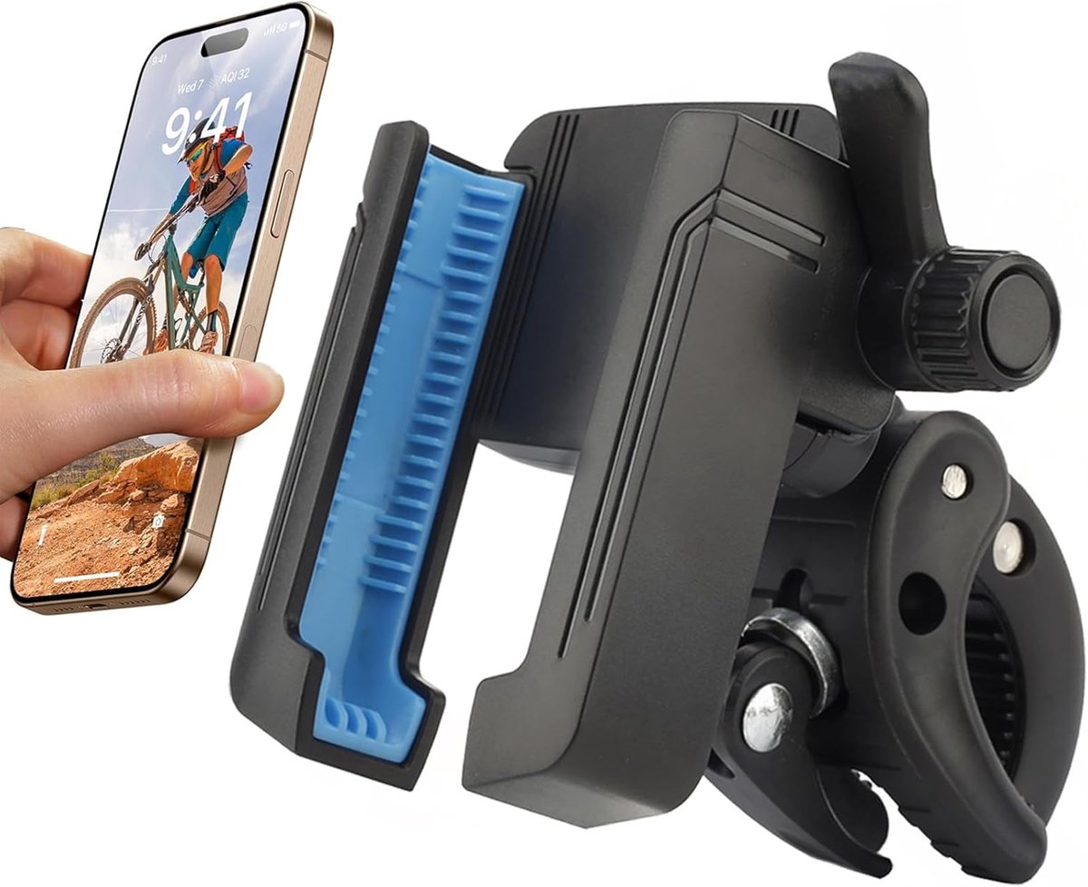 2025 Upgrade Mobiele Telefoonhouder Motorfiets Fiets Trillingsdempend 1S Snelle Montage En Demontage Op Het Stuur Voor 4,7-7" Smartphone