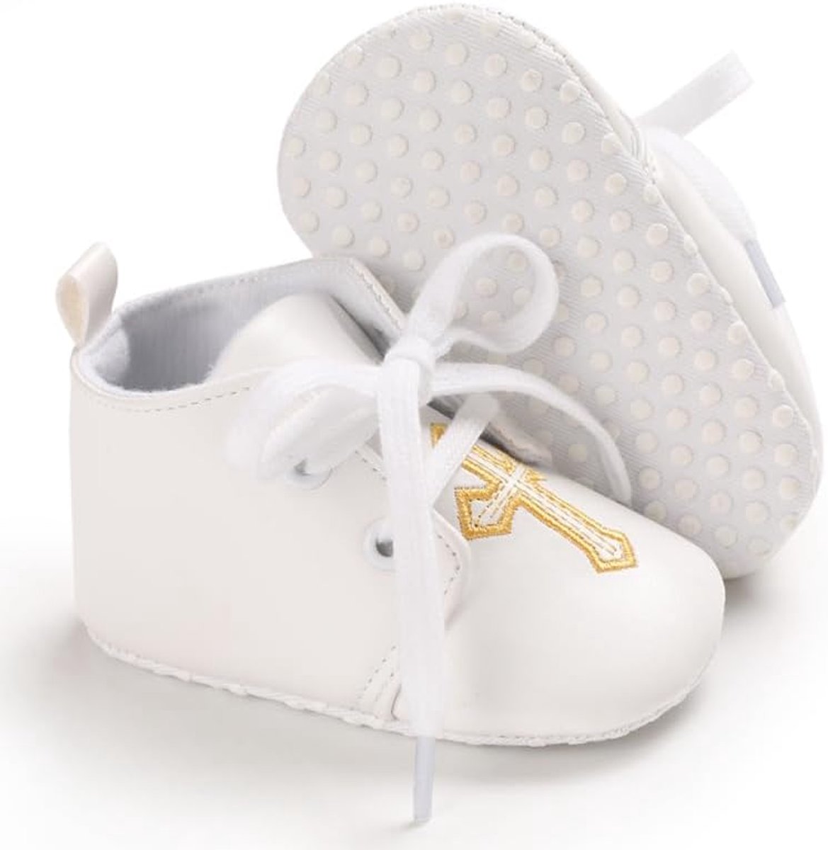 Babypantoffels van zacht katoen met flexibele zool, huispantoffels, dooplaarzen voor 0-18 maanden, ademende schoenen voor jongens en meisjes