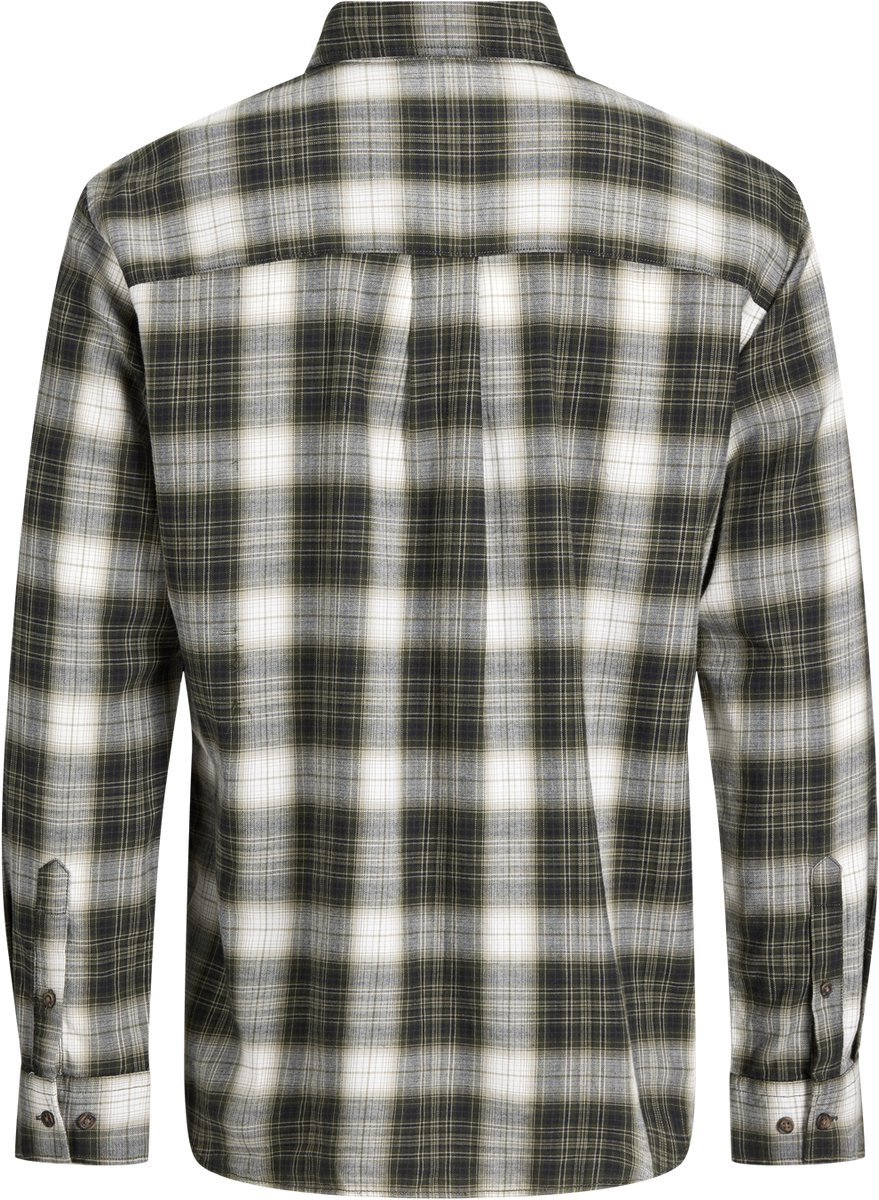 JACK & JONES PLUS - JJJAMES FLANNEL SHIRT L/S PLS Heren Overhemd