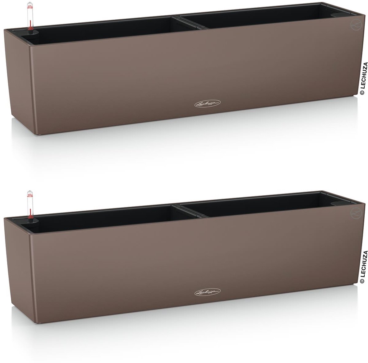 2x LECHUZA Balkonbak Balconera Color 80 muskaat All-in-One